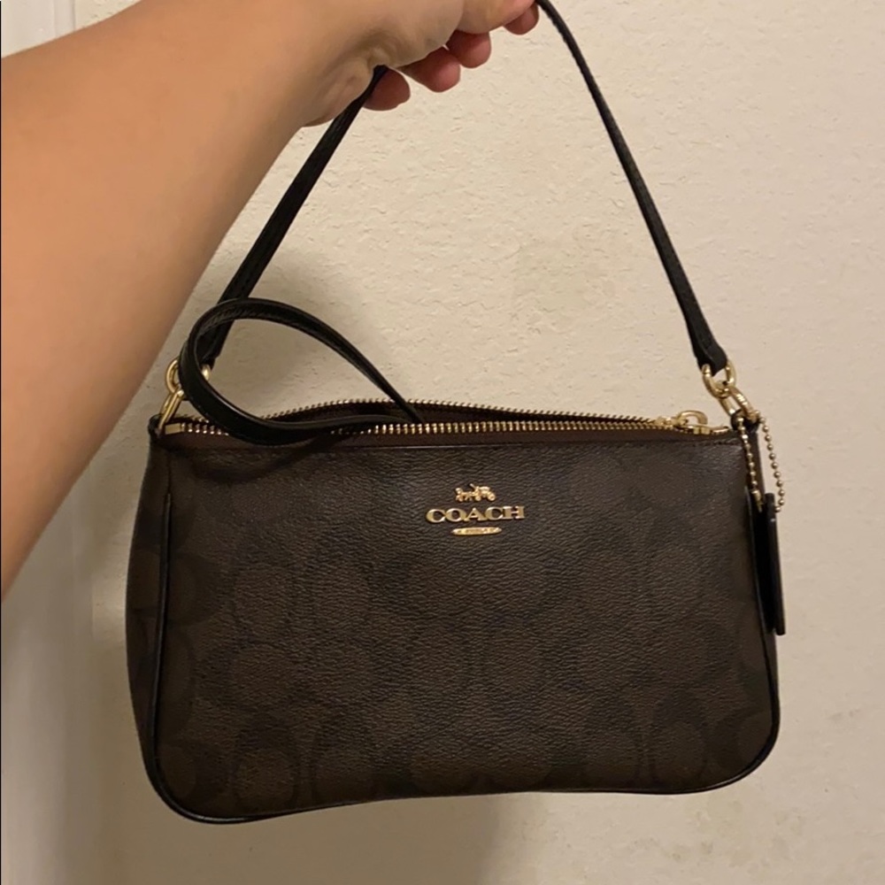 FINAL SALE! Coach top handle pouch